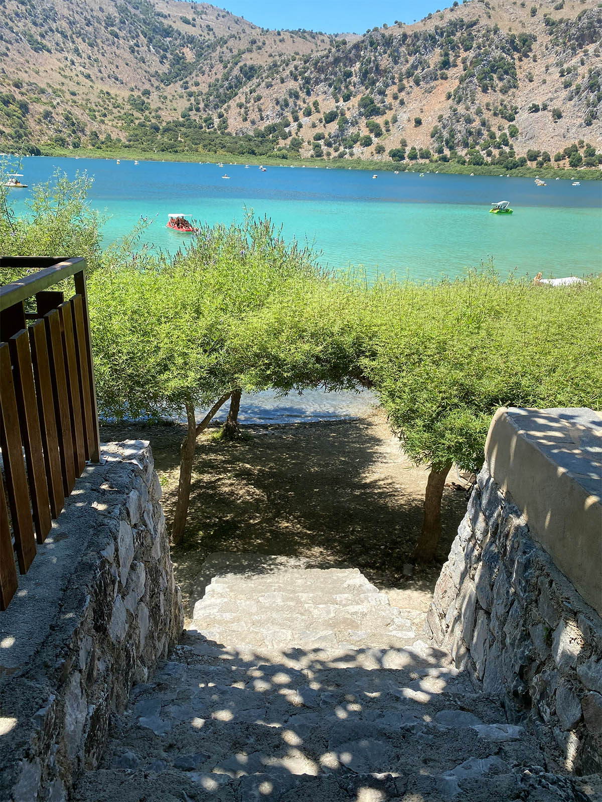 Near Lake Kournas and Wild Cretan Landscapes